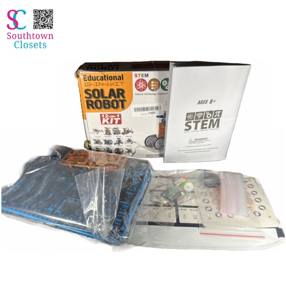 Lucky Doug 12-in-1 STEM Solar Robot Kit. Includes All Pieces Seen In Stock Photo - Picture 3 of 10